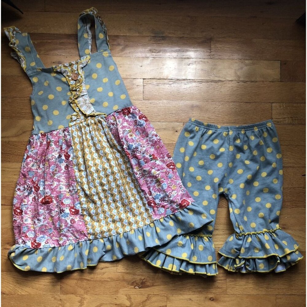 Tutu & Lulu Set Size 6-7 Floral